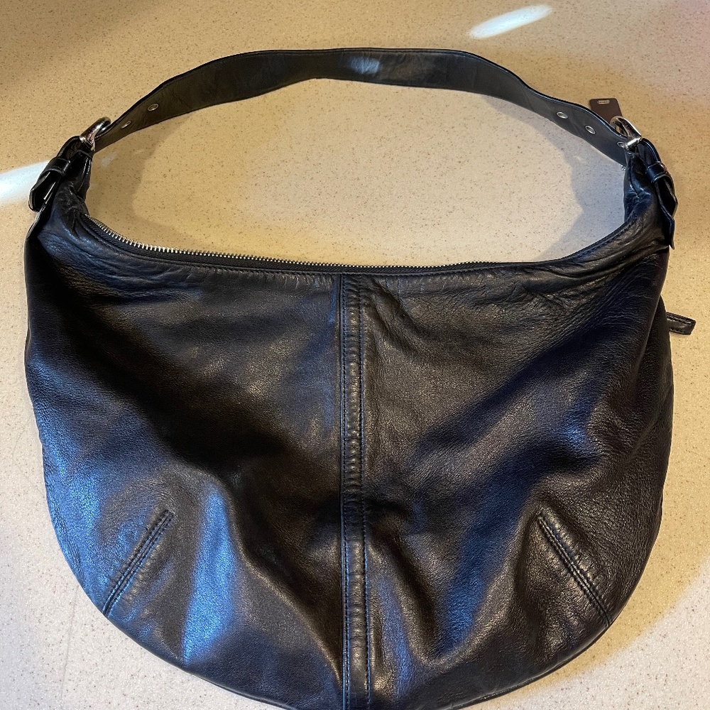 COACH- RARE- black HOBO bag